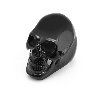 Titanium Plated Stainless Steel Skull Ring for Men in Europe or America Skull Shape