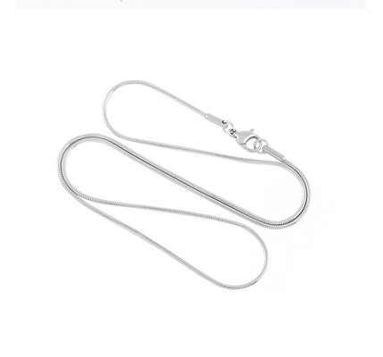 16"/18"/20"/22"/24"/26"30" Stainless Steel Snake Chain for Jewelry Pendants or Charms