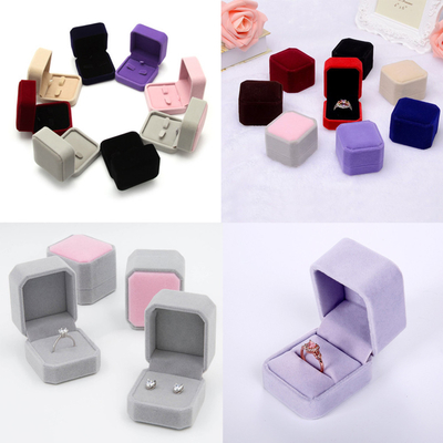 Wedding Souvenir Gift Velvet Jewelry Display Box for Necklace and Earrings