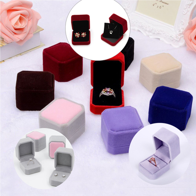 Wedding Souvenir Gift Velvet Jewelry Display Box for Necklace and Earrings