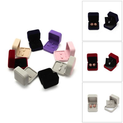 Wedding Souvenir Gift Velvet Jewelry Display Box for Necklace and Earrings