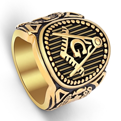 Anniversary Essential Stainless Steel AG Ring for Men in Europe or America