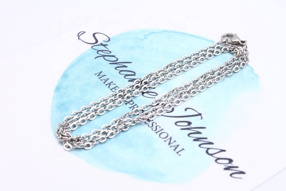 Picture Silver/Gold 2.2mm Wide Cross Chain For Necklace 16"/18"/20"/22"/24"/26"30" Classic Style