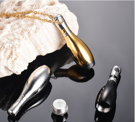 Advantage 8 Years Experience Stainless Steel Bowling Pin Cremation Urn Locket Pendant
