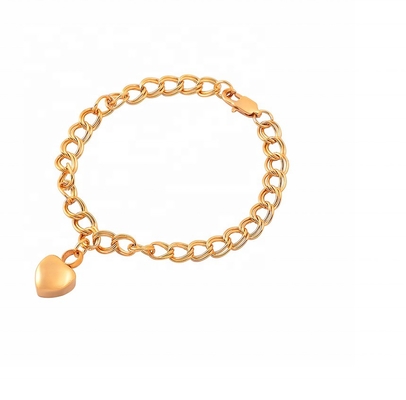 Stainless Steel Keepsake Memorial Cremation Bangle Heart Charm Urn Bracelet for Women