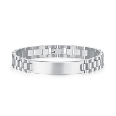 European and American Simple CNC Inlay Titanium Steel Men's Bracelet Jewelry Type Bracelets