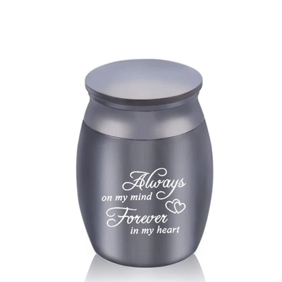 Stainless Steel Circle of Life Memorial Urn for Human and Pet Ashes CHRISTIAN Jewelry